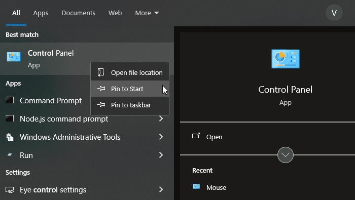 top 10 cách mở control panel trong Windows
