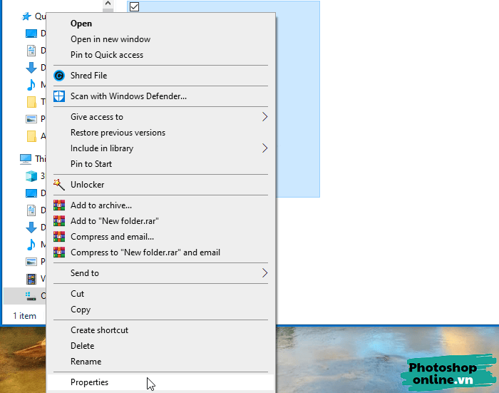 Hướng dẫn cách ẩn thư mục và tập tin nhanh trong máy tính