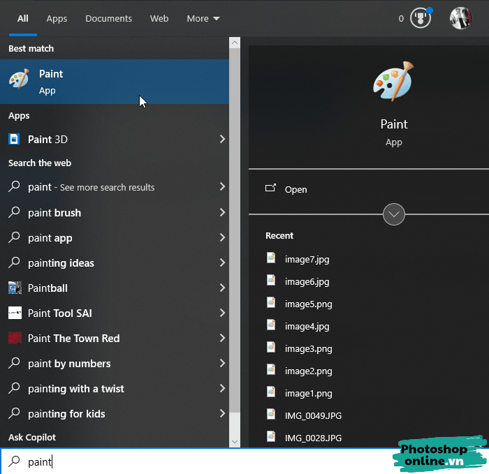 Hướng dẫn cắt ảnh bằng MS Paint
